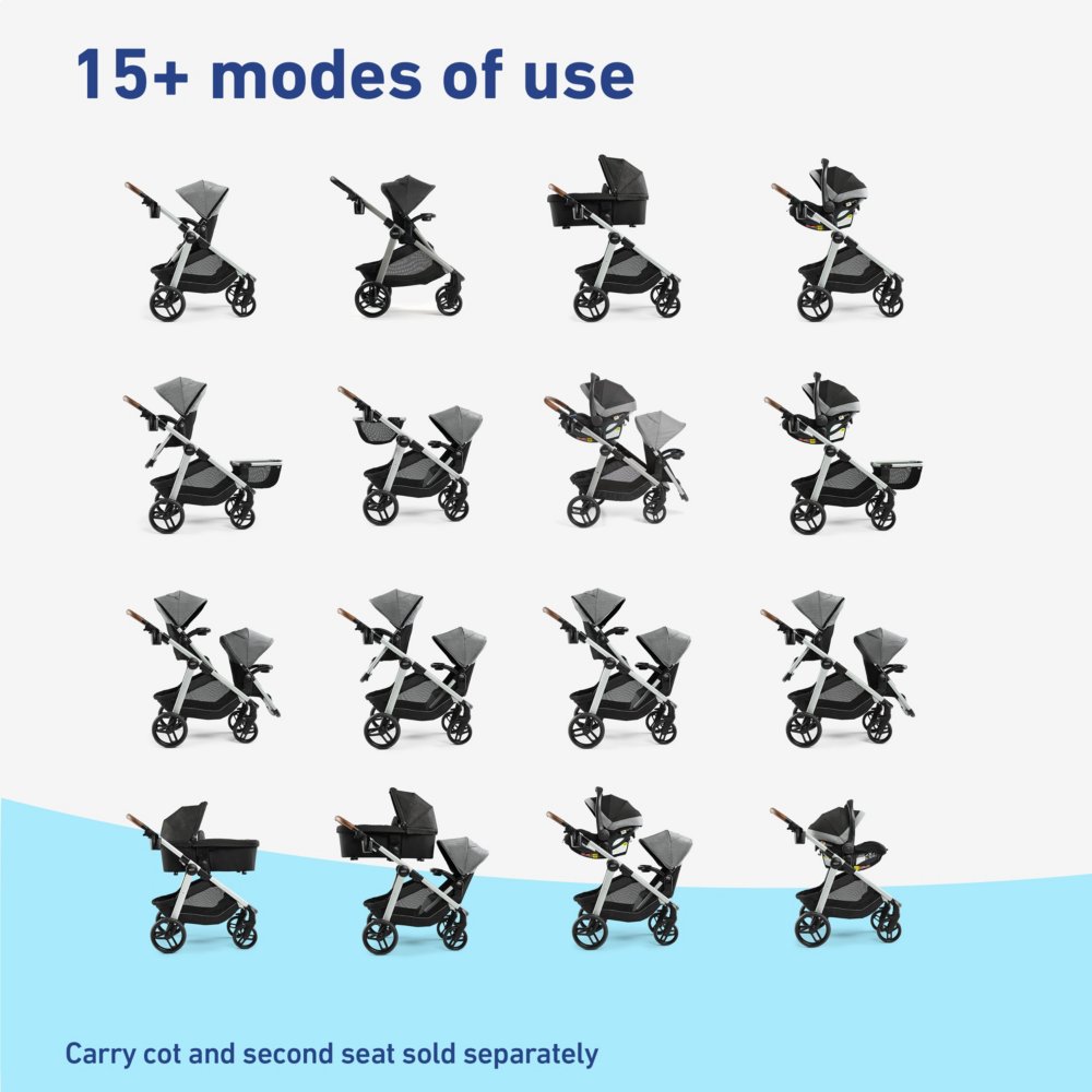 Modes2grow double clearance stroller