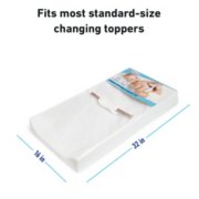 contoured changing pad fits most standard-size changing toppers 16 inches wide 32 inches long image number 7