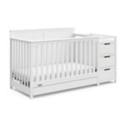 Convertible crib hot sale with changer