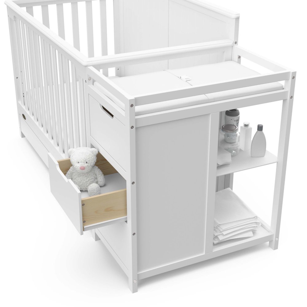 Crib with 2024 changing station