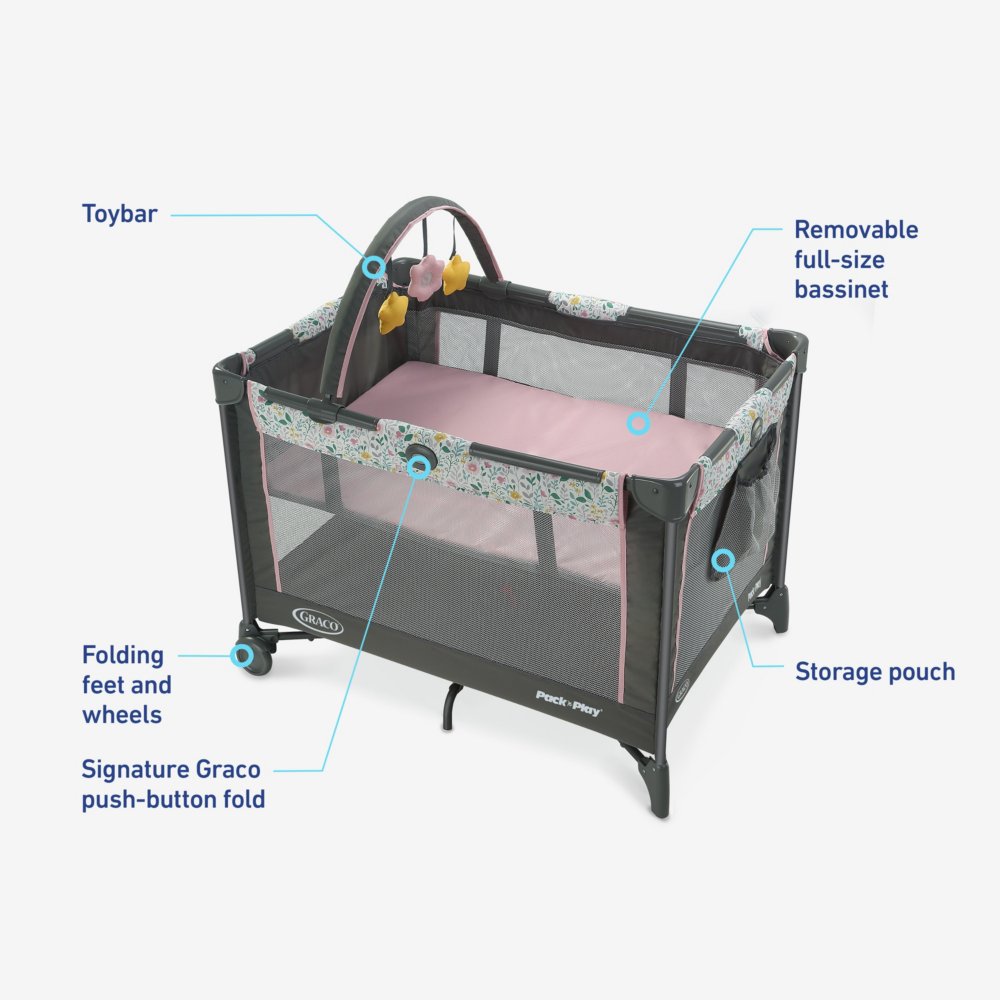 Bassinet attachment sales for playpen