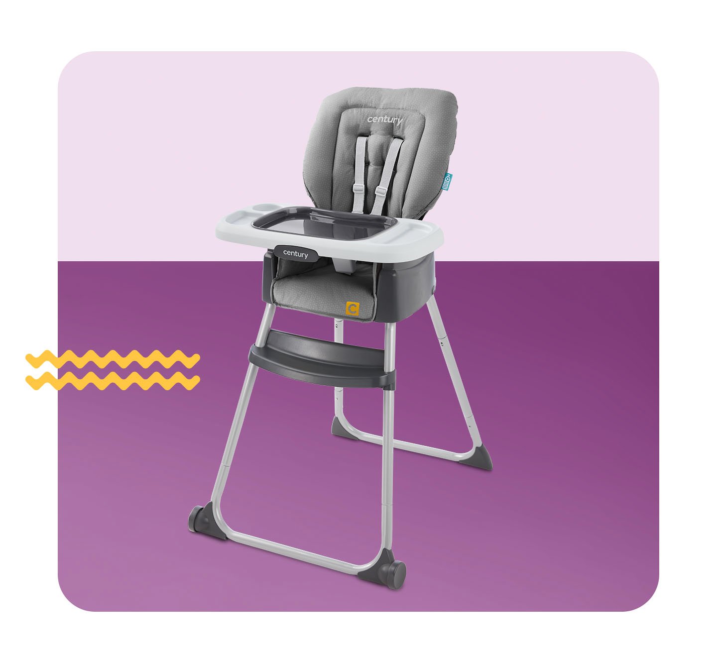 Purple 2024 high chair