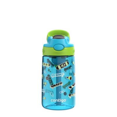 Contigo Kids Water Bottle with Straw - 2 Pack 14 oz - Kids Water