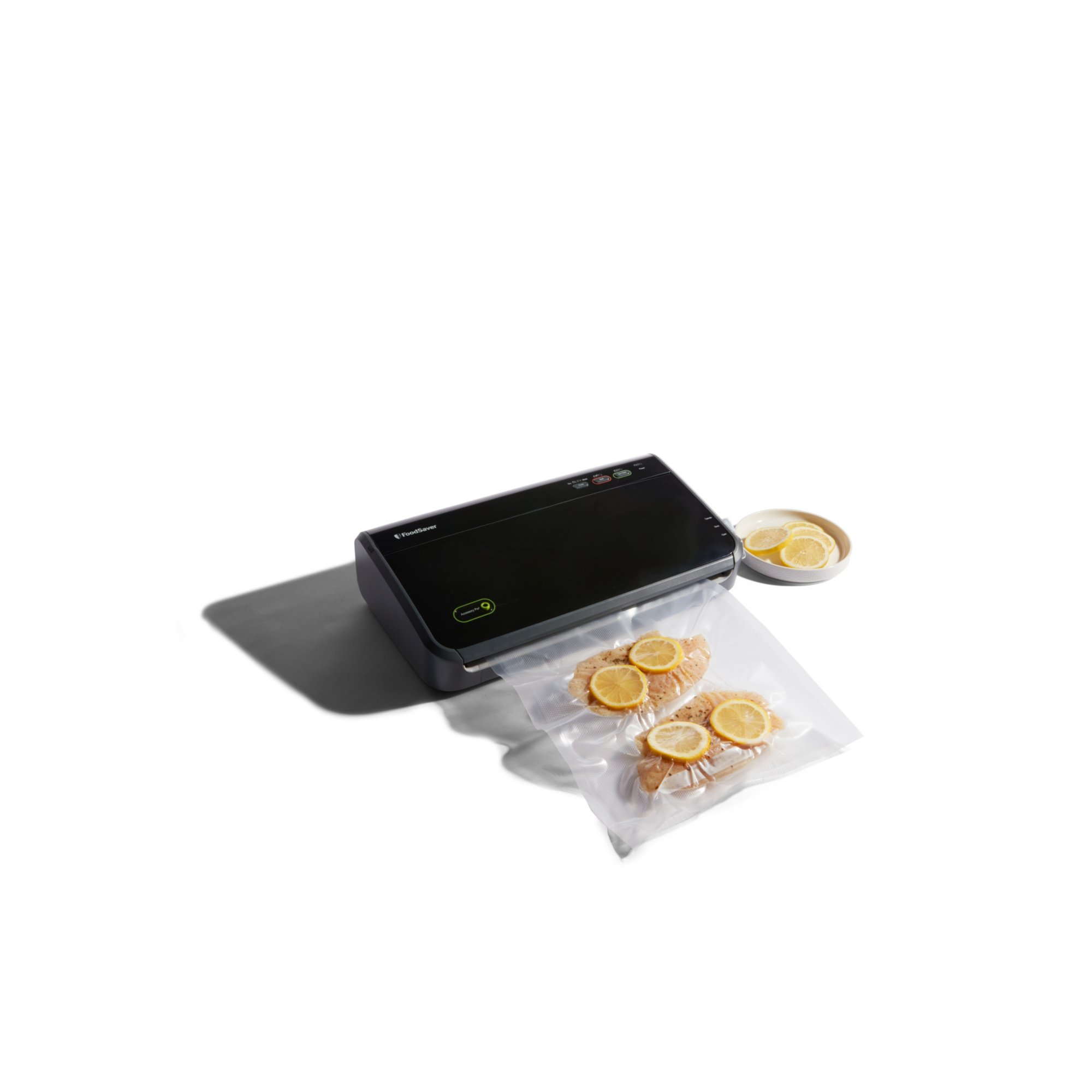 Compact Vacuum Sealer, Includes Roll Cutter & Storage, 110-Watts