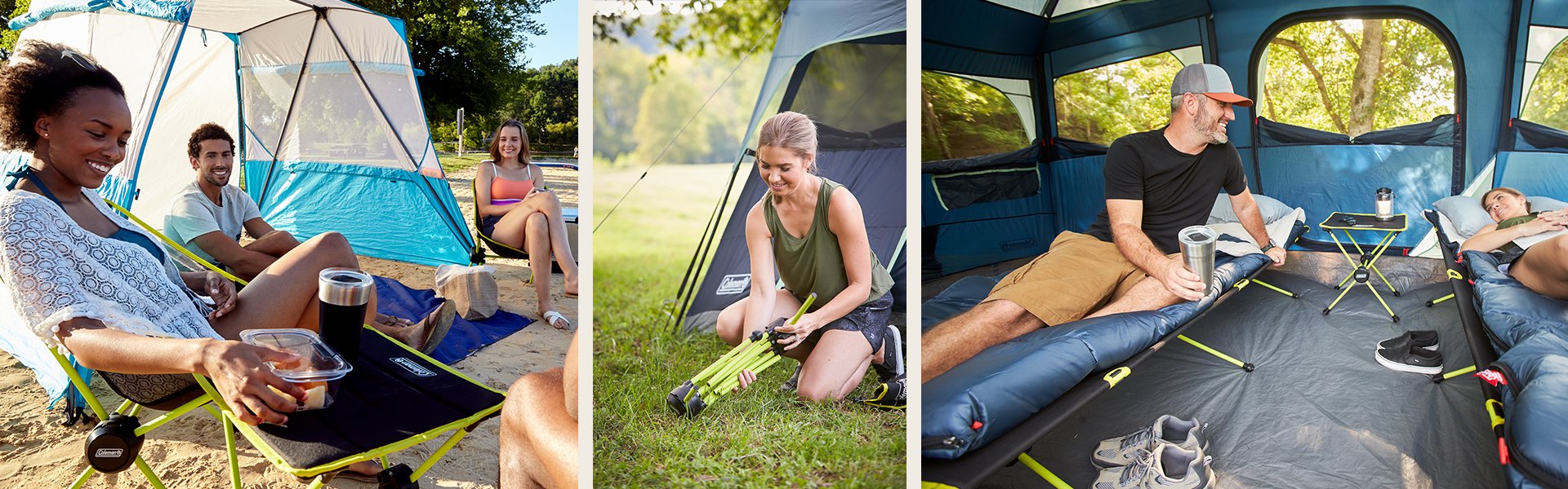 images of people camping