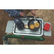 2 burner propane stove with cooking parts & accessories image number 2