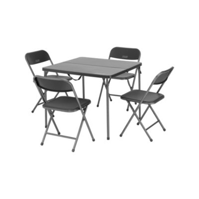 Kempový stůl a 4 židle