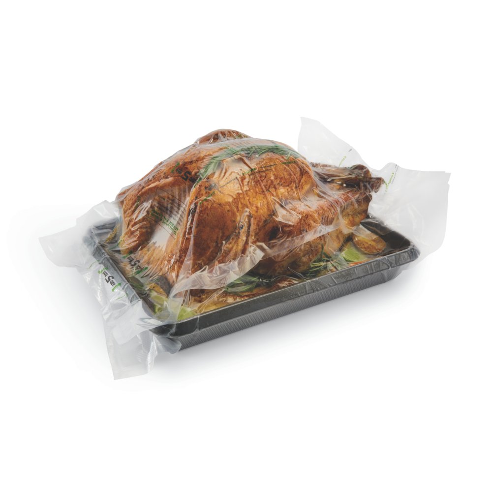 FoodSaver paquete de 2 rollos de bolsas de 11 pulgadas expandibles con  calor, 2 unidades, Transparente