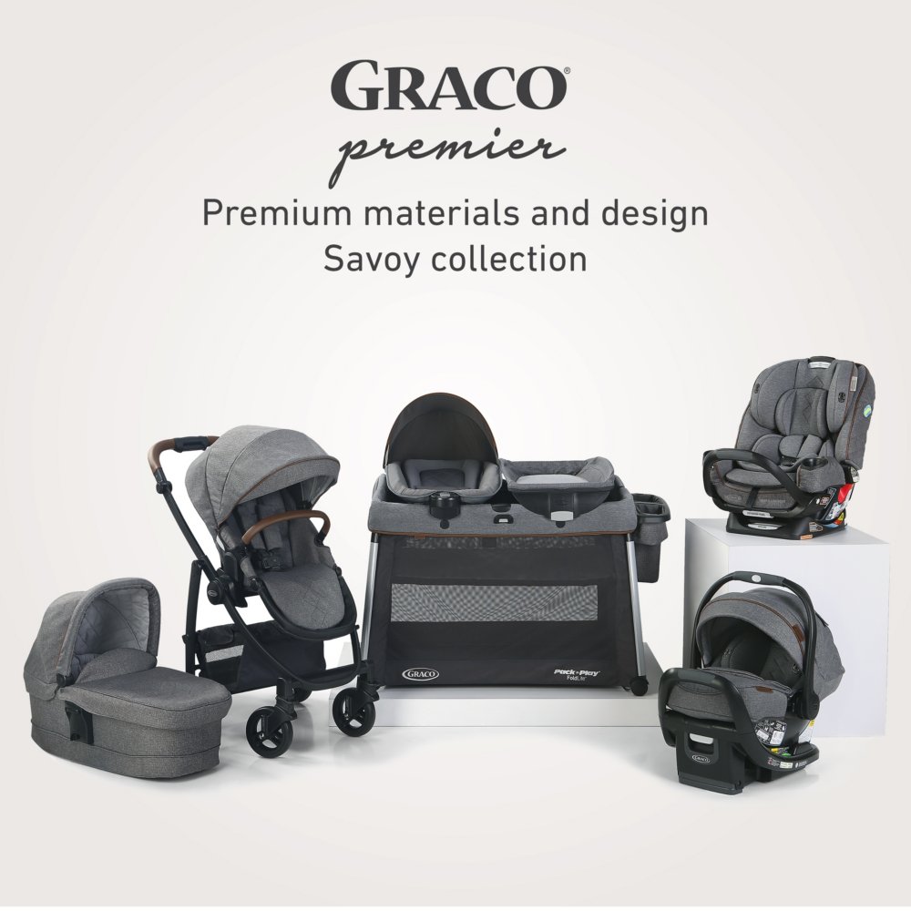 Graco Graco Premier 4ever Dlx Extend2fit 4 In 1 Car Seat Featuring Anti Rebound Bar Savoy Collection Graco Baby