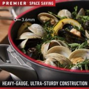 Calphalon Premier™ Space-Saving Hard-Anodized Nonstick 12-Inch Everyday Pan with Cover image number 3