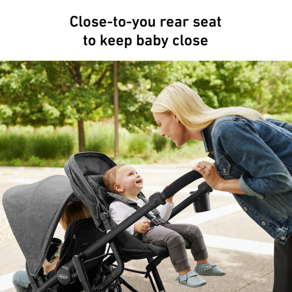 graco double stroller click connect instructions