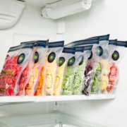 vacuum sealed food inside fridge image number 6