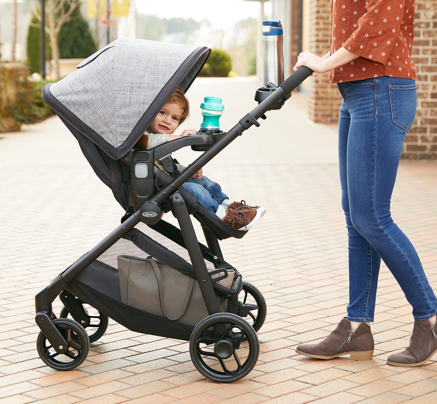 graco travel system click