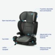 turbo booster stretch 2 fit booster car seat features image number 6