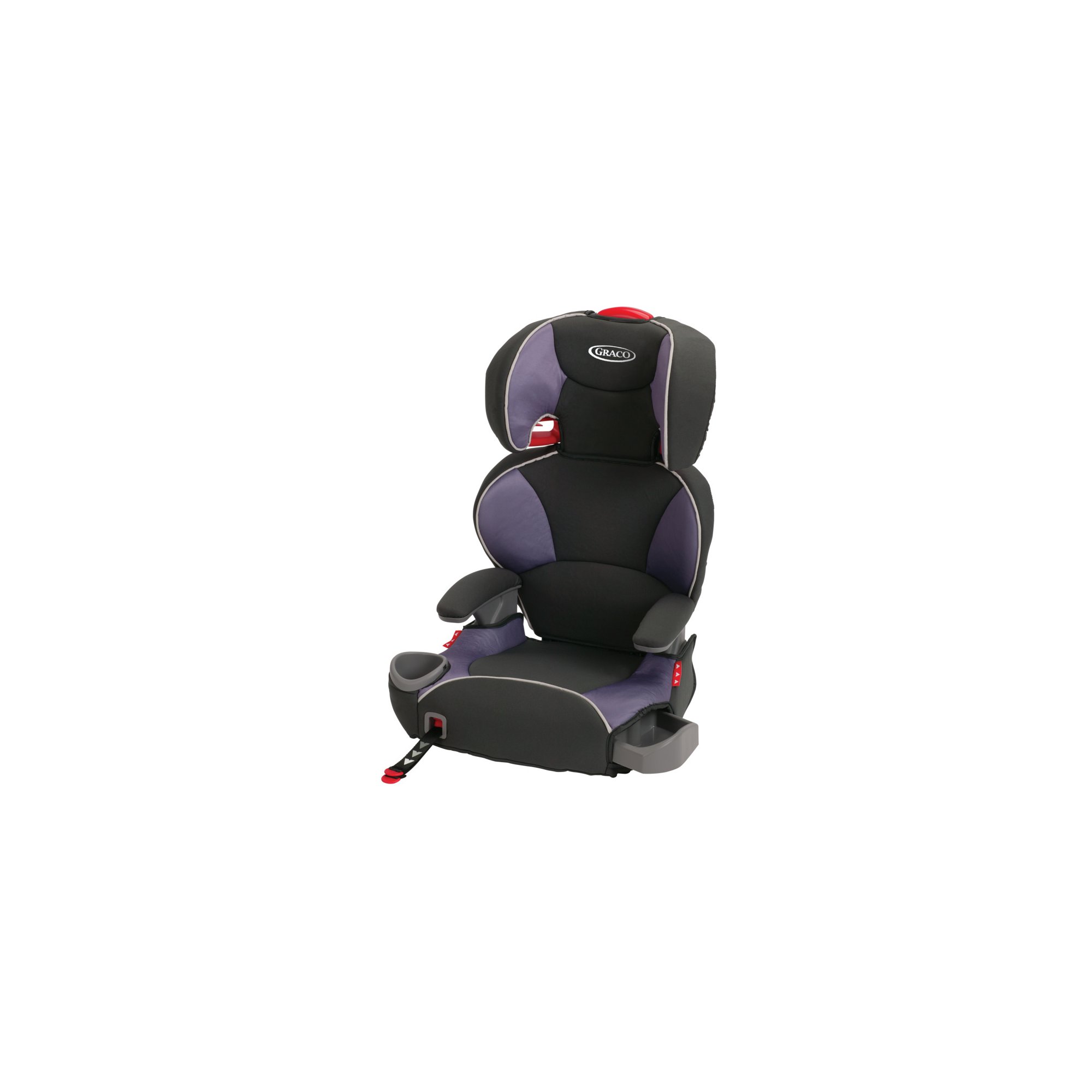 Graco Affix High Back Booster Car Seat, Black/Red