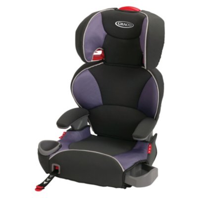 Convertible high clearance back booster seat