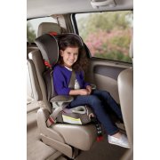 girl sitting in turbo booster car seat image number 5