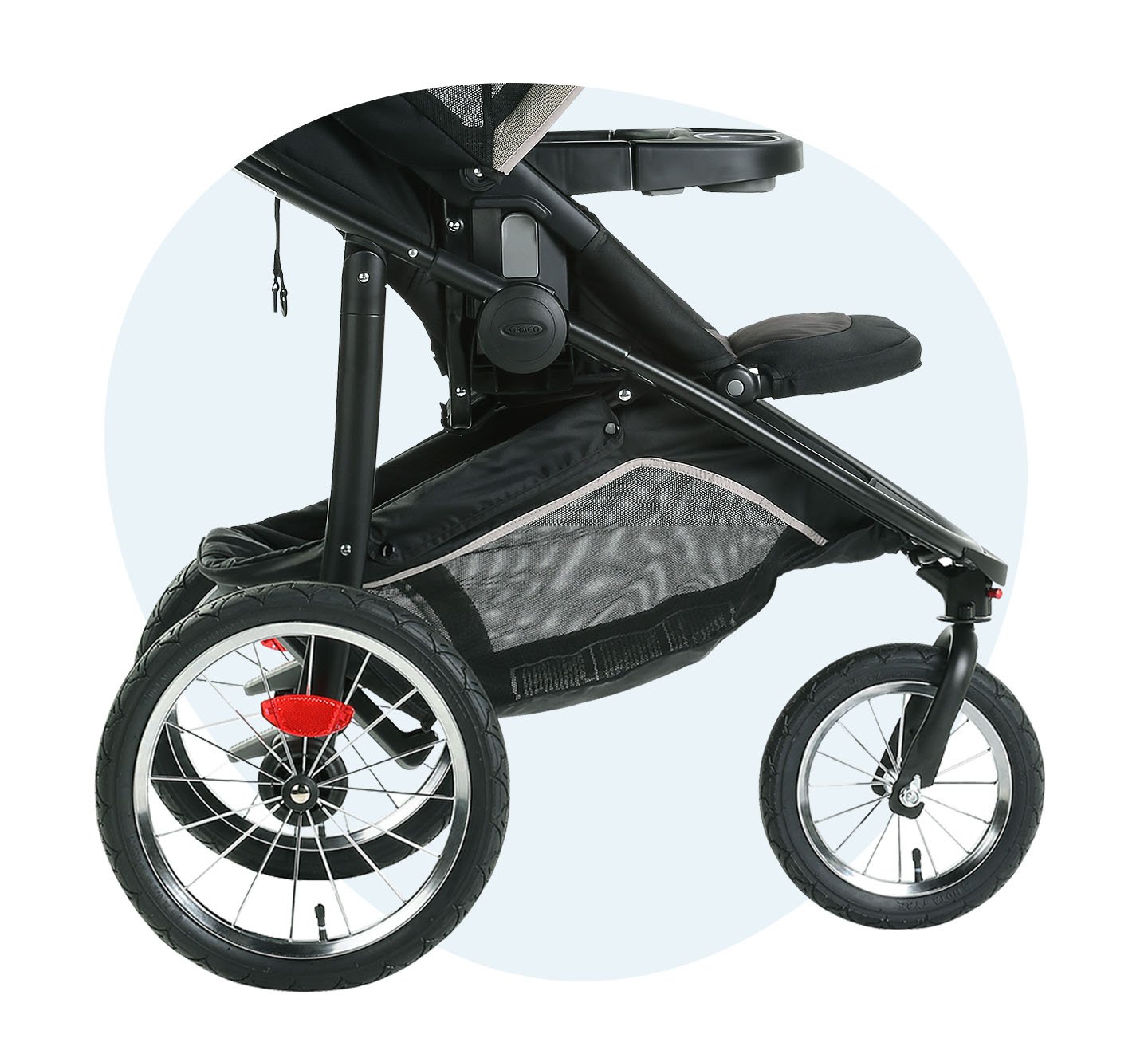 Prams with 2025 air filled tyres