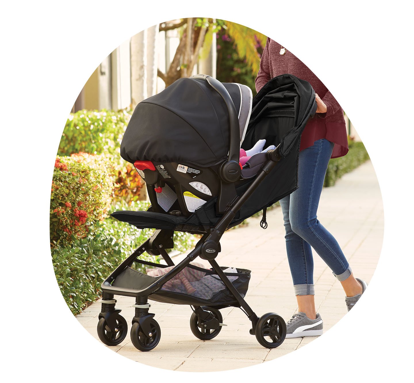 Graco baby stroller 2024 with car seat