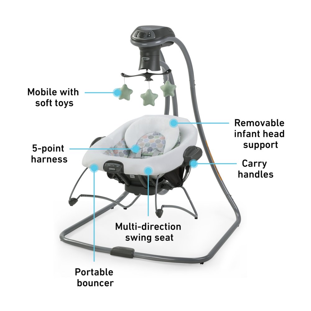 Graco soothing vibration sales swing manual