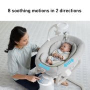 soothe my way baby swing with removable rocker image number 2