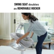 soothe my way baby swing with removable rocker image number 3