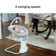 soothe my way baby swing with removable rocker image number 4