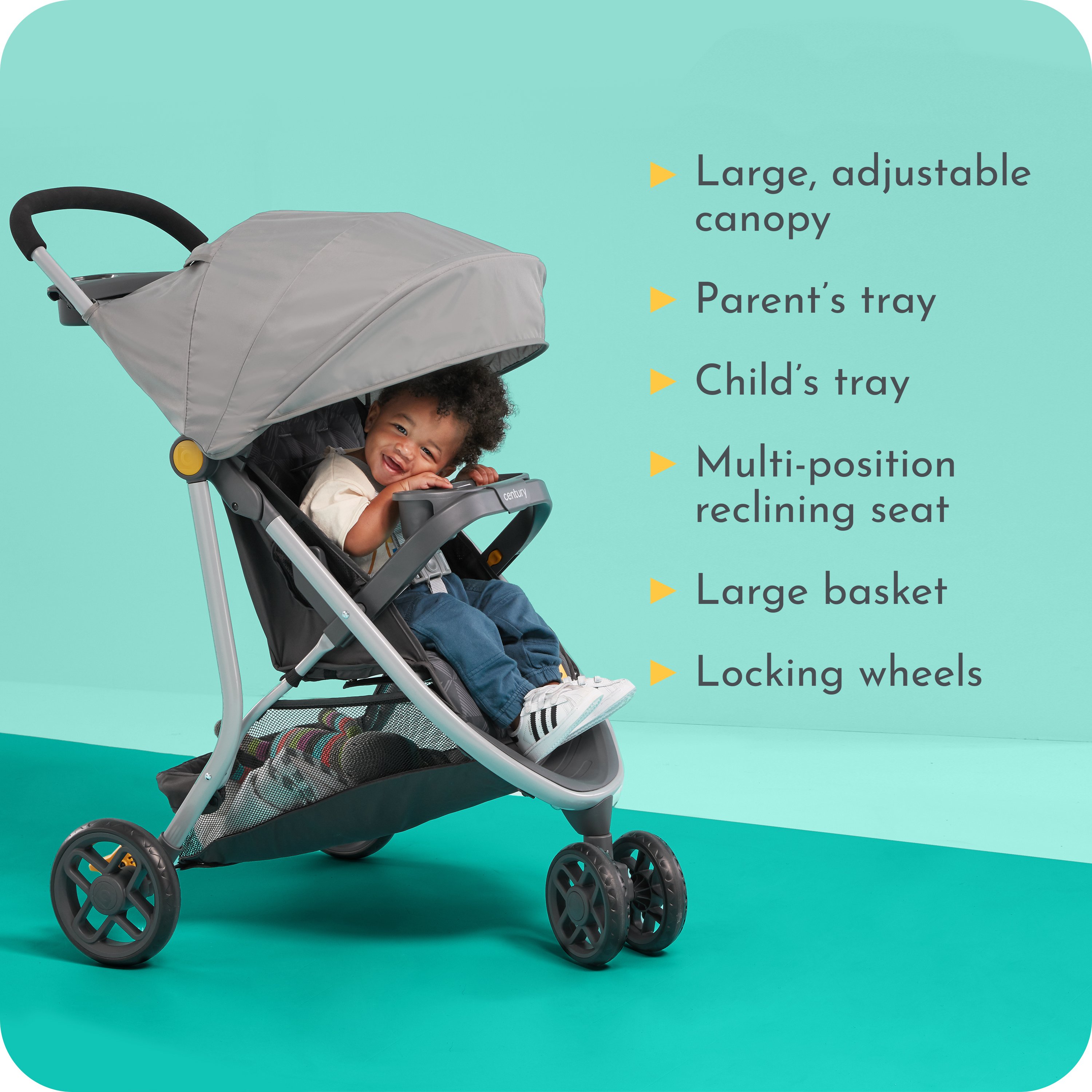 3-Wheel Lightweight Stroller 