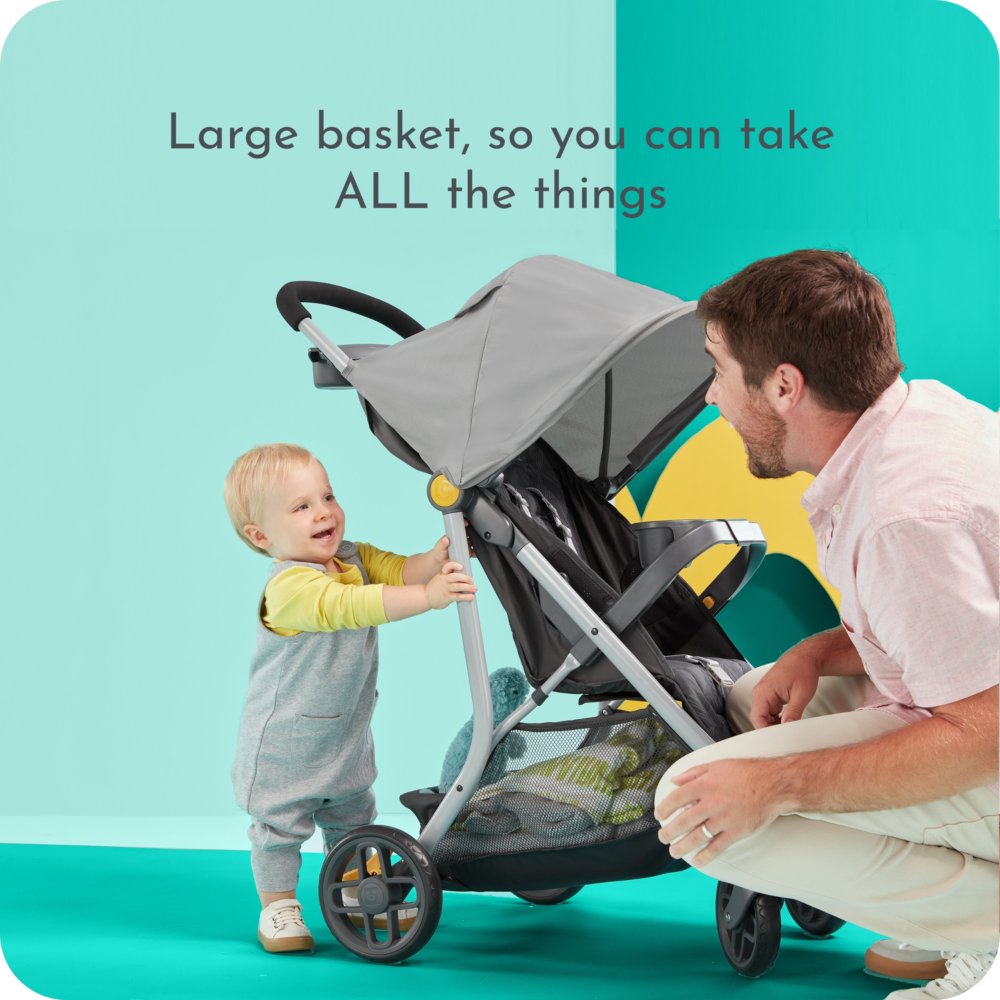 Stroller with biggest outlet basket