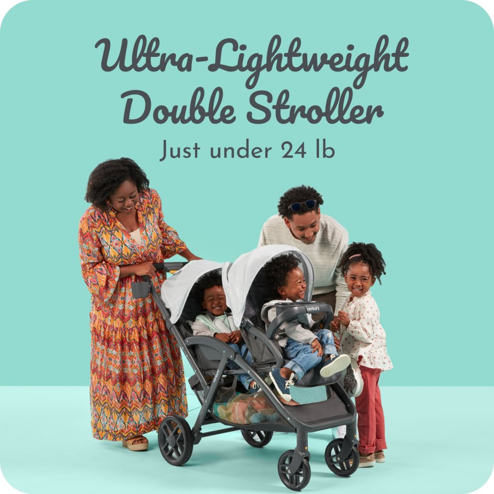 Century Stroll On Duo Lightweight Double Stroller Century Baby