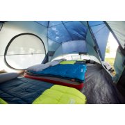 inner view of tent with assorted camp gear image number 3