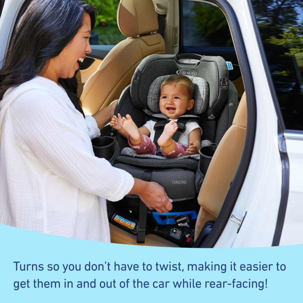 How To Install The Graco® Turn2Me™ 3-in-1 Car Seat Rear-Facing