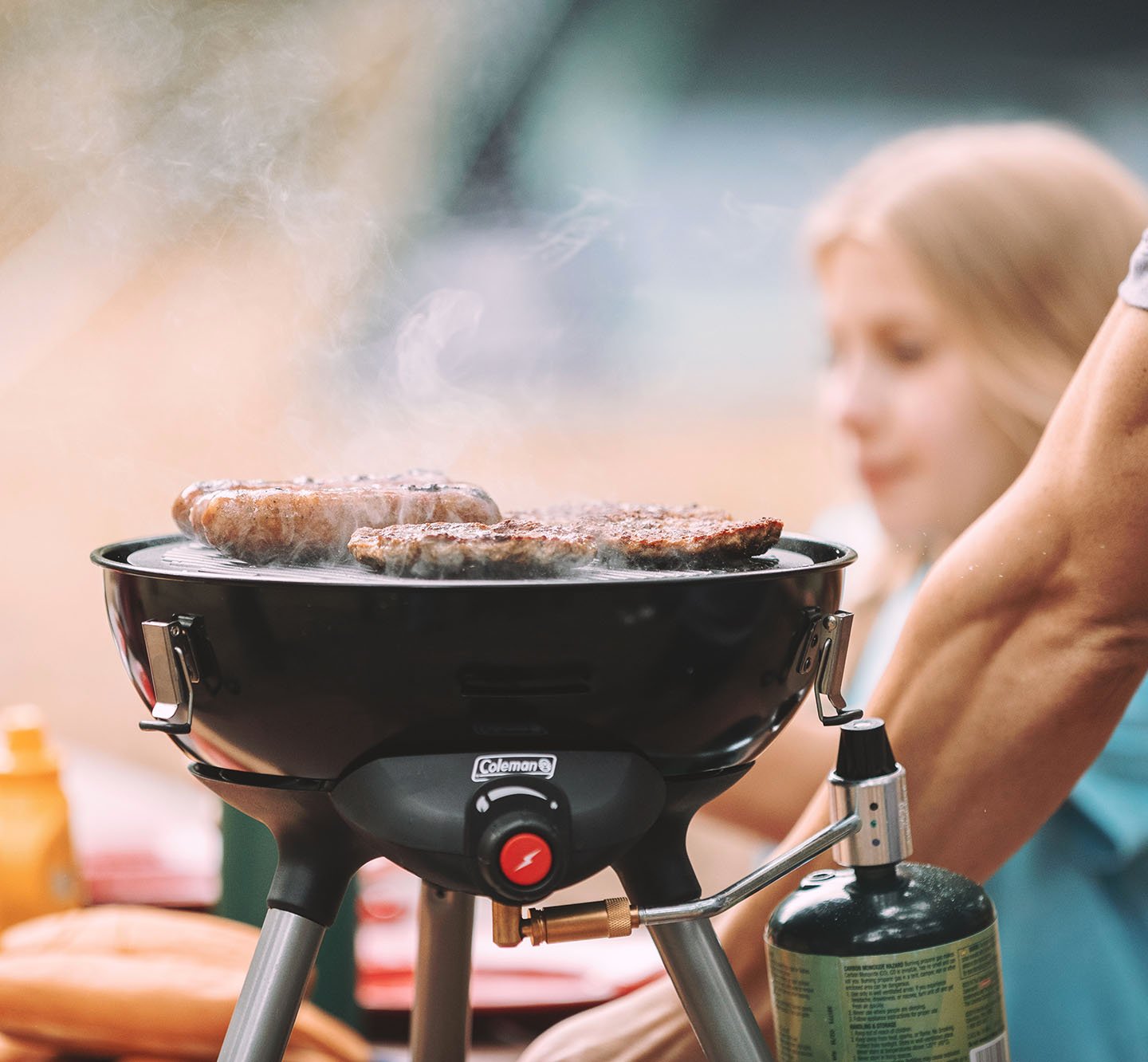 Coleman shop grill camping