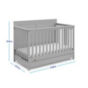 Graco solano 4 in 1 convertible best sale crib with drawer manual